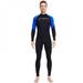 Praeter 1Pc Adult Surfing Wetsuit Men Wet Suits Swimwear Diving Suit Nylon M-3XL Full Wetsuit Adult Diving Snorkeling Body Suits Blue XL