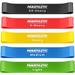 Panathletic Resistance Bands Set of 5 Bands Ã¢â‚¬â€œ 5 Different Resistance Levels Exercise Guide eBook Carry Bag Ã¢â‚¬â€œ 5X Booty Loop Band for Butt and Legs Women - Fitness Stretch Band for Wor