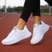 Women Shoes Breathable Sneakers Breathable Non Slip Soft Sole Sneakers Mesh Sneakers Tennis Walking Breathable Sneakers Fashion Sneakers White 7