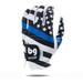 Bender Gloves Mesh Golf Gloves for Men Cabretta Leather Worn on Left Hand (Blue Line Large)