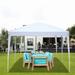 10 x 20ft Outdoor Canopy Heavy Duty Commercial Shade Tent Portable Waterproof Gazebo Canopy Lightweight Outdoor Folding Tent w/ Carrying Bag for Party Wedding Pool T833