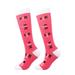 Nokiwiqis Women Compression Socks Elastic Soft Circulation Running Support Socks for Nurse Pregnancy