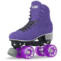 Crazy Skates Evoke Roller Skates for Women - Stylish Suede Quad Skates