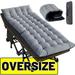 ABORON Oversized XL Folding Sleeping Cots for Adults 900lb Loading Double-Layer 1200D Heavy Duty Guest Bed W/Mattress & Carrying Bag