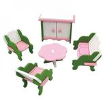 Praeter Baby Play House Kitchen Wooden House Kitchenware Furniture Miniature Accessories Children s Day Gift