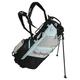 MacGregor Golf Ladies VIP 14 Divider Stand Carry Bag with Full Length Dividers Black/Grey/Sky Blue