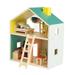 Manhattan Toy Little Nook 19-Piece Wooden Playhouse with Loft for Kids 3 + Year Old and Up