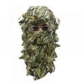 Camouflage Hunting Cap Camo Hunting Leafy Hat with Full 3D Face Mask Hood Technology