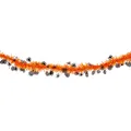 Girlande Halloween, orange/schwarz, 2 Meter