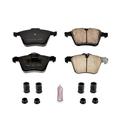 Front Brake Pad Set - Compatible with 2007 - 2014 Volvo S80 AWD 4.4L V8 2008 2009 2010 2011 2012 2013