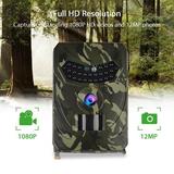 Wkaflk Hunting Camera 12MP Photo Trap Night Vision Trail Camera 1080P Scout Wild Hunter