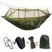MDHAND Camping Hammock 1-2 Person Nylon Lightweight Portable Hammock Swing for Outdoor Hiking Travel Backpacking
