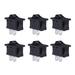 OUNONA 20 Pcs 2 Pin Toggle Switch On/Off Mini Boat Rocker Switch Car Auto Boat Round Rocker Snap 15x21MM