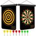 Magnetic Dart Board Happiwiz Safe Party Games Indoor Outdoor Cool Toy Gifts for 5 6 7 8 9 10 11 12 13 Year Old Boy Double-Sided 9pcs Safe Darts Easily Hangs Anywhere