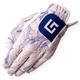 Uther DURA Golf Glove - Men s Left Medium Size Chella Print | Durable Comfortable Tailored Fit with Zip Pouch