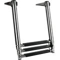 Five Oceans 3 Step Boat Ladder Over Platform Telescoping Boat Ladders Boat Swim Ladder Boat Boarding Ladder 316 Stainless Steel for Pontoon Fishing Boat Bass Boat Sport Boat Sailboat - FO4502