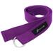 ProsourceFit Metal D-Ring Yoga Strap Purple