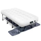 Ivation EZ-Bed Self Inflating Air Mattress Twin Air Mattress with Built In Pump & Case