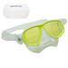 Scuba Choice Coated Anti-UV NEARSIGHTED Prescription Dive Mask Yellow -4.5