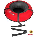 Bradley Heavy Duty Snow Tube with 50 Cover | Rubber Inflatable Sledding Tubes