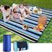 Extra Large Picnic Outdoor Blankets 80 X 80 Picnic Mat Tote for The Beach Camping Travelling on Grass Waterproof Sandproof Handy Mat with Carrying Strap Picnic Blanket