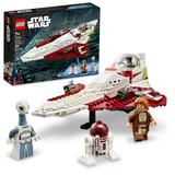 LEGO Star Wars Obi-Wan Kenobiâ€™s Jedi Starfighter 75333 Attack of the Clones Building Set with Taun We Minifigure Droid Figure and Lightsaber Gift Idea for Grandchildren or Star Wars Fans Ages 7+