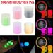 100/50/40/20/10/4 PCS Tire Caps Universal Fluorescent Car Valve Cover Universal Tire Covers for Car Truck SUV Motorcycles Bike (Green 50PCS)