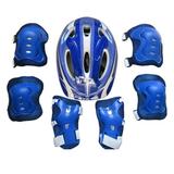 Jxzom 7PCS Kids Safety Helmet Knee Elbow Pad Set For Boy Girl Cycling Skate Bike Protective Set
