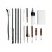 VETRUN Universal Gun Cleaning Kit Hunting Handgun Shotgun and Rifle Cleaning Kit for All Guns with Case Travel Size Portable Metal Brushes