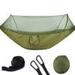 Camping Hammock with Mosquito Net - 2 Person Portable Nylon Hammock Tent for Indoor Backpacking Hiking Travel with Tree Straps and 2 Carabiners Gear