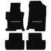 Lloyd Mats Custom Fit Floor Mats for Honda Accord LogoMatCoupe 2008-2012 4Pc Set Black