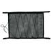 Eummy Car Ceiling Cargo Net Pocket Universal Interior Overhead Roof Top Bag Cargo Net with Drawstring 35.4 x 27.2 Inch Polyester Hanging Sundries Storage Organizer Car Net Storage for SUVs (Black)