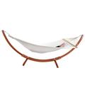 OnCloud 10.5 ft Wood Arc Hammock Stand with Double Hammock