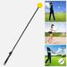 Golf Swing Trainer Aid Golf Swing Training Aid Golf Alignment Sticks Practice Warm-Up Stick For Improved Rhythm Flexibility Balance Tempo & Strength