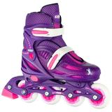 Crazy Skates Adjustable Inline Skates for Girls and Boys - Adjust to fit 4 Sizes - Model 148