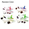 JunDanmall Mini Cartoon Plane Airplane Pull Back Alloy Model Table Decor Kids Toy Gift