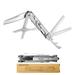 Maerd P3 9in1 Hard Stainless Steel Multitool Foldable Self-Locking Multi tool with Belt clip First Aid Scissors Saw Escape Hammer Bottle Opener Sickle EDC Multitool Emergency