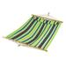 Bliss Hammocks 48 Wide Caribbean Hammock w/Pillow & Hanging Hardware Outdoor Poolside Patio Backyard Eco-Friendly Polyester and Cotton Blend 265 Lbs Capacity - Country Club