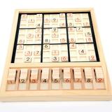 Sanwood Wooden Sudoku Chess Digits 1 to 9 Desktop Games Adult Kids Puzzle Education Toys Learning & Education