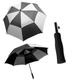 NEW JP Lann Golf StormMaster Umbrella 62 Black Gray Double Canopy