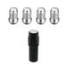 Unique Bargains M12x1.5 Car Wheel Lock Lug Nuts Set Anti Theft Lug Nut Screw Silver Tone