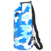 Camouflage bag PVC waterproof bucket bag Waterproof bag Beach rafting storage bag-Storage Bag Backpack Camouflage for Travel Hiking Fishing Boating Kayaking Rafting Camping Beach-Blue