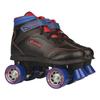 Chicago Boys Quad Roller Skates Black/Red/Blue Sidewalk Skates Size 4