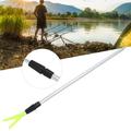 Fishing Rod Bracket Stretchable Aluminum Portable Fish Pole Ground Holder for Bank Fishing Fishing Rod Holder