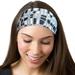 RiptGear Yoga Headbands for Women and Men Mosaic Black