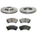 Front Brake Pad and Rotor Kit - Compatible with 2006 - 2013 Mazda 6 2007 2008 2009 2010 2011 2012
