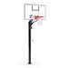 Spalding 60 In. Tempered Glass U-TurnÂ® In Ground Basketball Systems Hoop