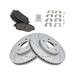 Front Brake Pad and Rotor Kit - Compatible with 2004 - 2010 Toyota Sienna 2005 2006 2007 2008 2009