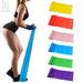 Gustave Resistance Bands Exercise Bands Workout Bands Yoga Elastic Bands 59-inch Fitness Bands for Training or Physical Therapy-Improve Mobility and Strength Pink