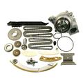 Front Timing Chain Kit and Water Pump - Compatible with 2010 - 2017 GMC Terrain 2.4L 4-Cylinder 2011 2012 2013 2014 2015 2016